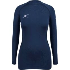 Atomic Baselayer Top - Womens -Gilbert Rugby 2600RCEA2081518416BaselayerAtomicXIILadiesDarkNavy Front