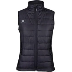 Women's Pro Bodywarmer -Gilbert Rugby 2600 20RCBP17 2081503405 20Jacket 20Pro 20Bodywarmer 20Ladies 20Black 20Front
