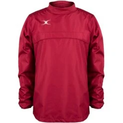 Junior Photon Warm Up Top -Gilbert Rugby 2600 20RCBQ18 2081506305 20Jacket 20Photon 20Warm 20Up 20Maroon 20Front