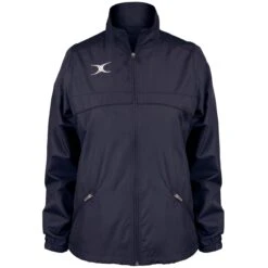 Women's Photon Full Zip Jacket -Gilbert Rugby 2600 20RCBS18 2081505905 20Jacket 20Ladies 20Photon 20Full 20Zip 20Dark 20Navy 20Front