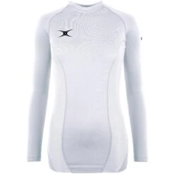 Atomic Baselayer Top - Womens -Gilbert Rugby 2600 20RCED17 2081501505 20Baselayer 20Atomic 20Womens 20White 20Front