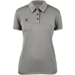 Women's Pro Polo Shirt 11 Women's Pro Polo Shirt -Gilbert Rugby 2600 20RCFG17 2081505005 20Polo 20Ladies 20Pro 20Tech 20Grey 20Front