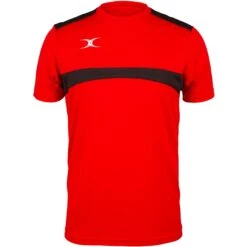 Junior Photon Tee Shirt -Gilbert Rugby 2600 20RCFK18 2081509805 20Tee 20Photon 20Red 20 20Black 20Front