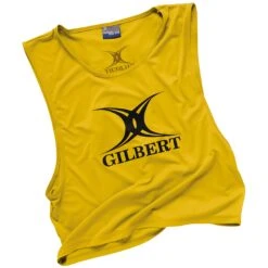Junior Polyester Bibs -Gilbert Rugby 2600 20RCHB13 2081311305 20Bib 20Polyester 20Yellow