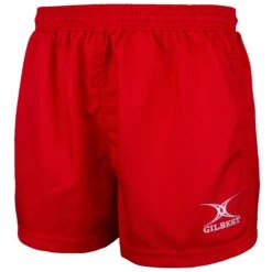 Mens Saracen Match Shorts 11 Mens Saracen Match Shorts -Gilbert Rugby 82009905UShortsSaracenIIRedMMain
