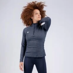 Synergie Pro Warm Up Top -Gilbert Rugby 86103104TopProSynergieWarmUpDarkNavy2Front