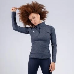 Synergie Pro Warm Up Top -Gilbert Rugby 86103104TopProSynergieWarmUpDarkNavy4Front