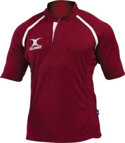 XACT Plain Junior Match Shirt 11 XACT Plain Junior Match Shirt -Gilbert Rugby RCAC14MatchShirt Xact Shirt Maroon