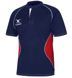 XACT V2 Junior Match Shirt -Gilbert Rugby RCAE13MatchShirt Xact V2 Shirt Navy Red b815a881 2466 416c 85a1 3e71e7bda522