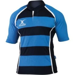 XACT Hoops Match Shirt 9 XACT Hoops Match Shirt -Gilbert Rugby Xact Two Tone Navy Sky